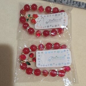 Princess Accessories Red Gemstone Bracelets